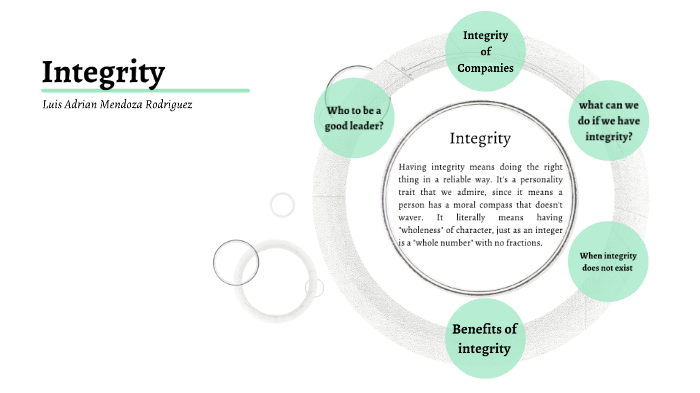 benefits of having integrity