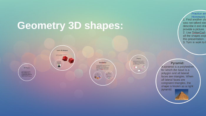 Geometry 3D shapes: by Richelle Hites on Prezi