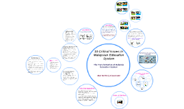 10 Critical Issues In Malaysian Education System By Choon Yui Jing