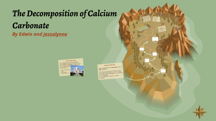 experiment decomposition of calcium carbonate