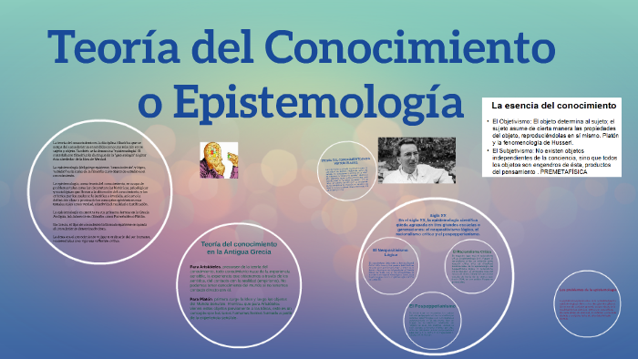 Teoría Del Conocimiento O Epistemología By Andrea Potter On Prezi