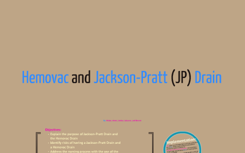 Jackson Pratt Drainage Chart
