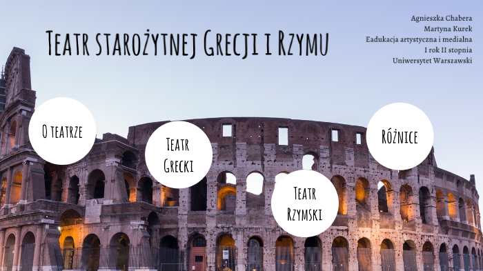 Teatr Starożytnej Grecji i Rzymu by Martyna Kurek on Prezi