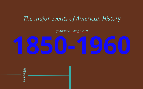 History 1850-1960 by andrew killingsworth