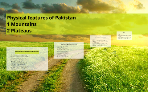 essay on physical features of pakistan