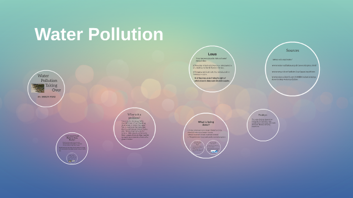 Water Pollution by Jocelyn Perez