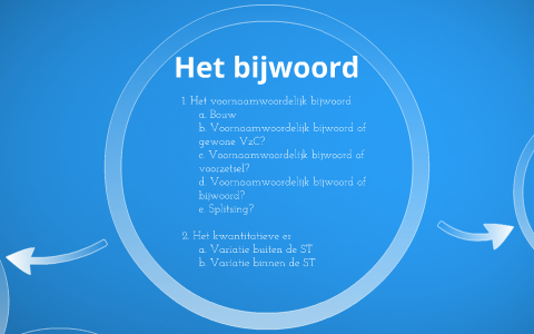 Het Bijwoord By S .b On Prezi