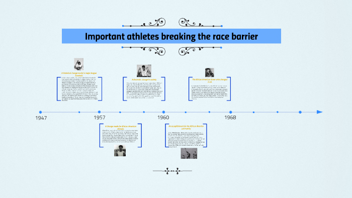 Long Races Barriers Important athletes breaking the race barrier by Na'J Finnie on Prezi