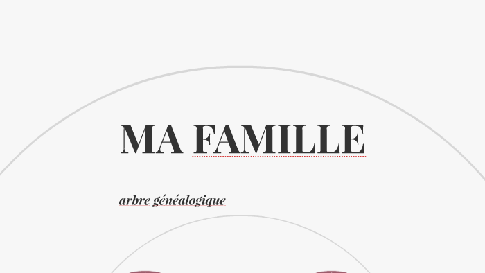 Ma Famille By William Bernal
