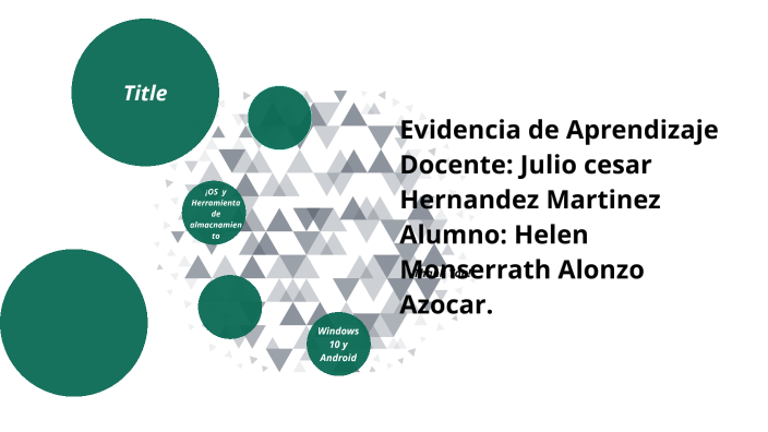 Evidencia de Aprendizaje by Helen azocar on Prezi