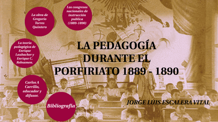 LA PEDAGOGÍA DURANTE EL PORFIRIATO by Jorge Luis Escalera Vital on Prezi