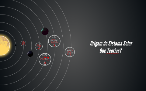 Origem Do Sistema Solar. By João Gomes