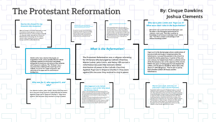 which was an important cause of the protestant reformation