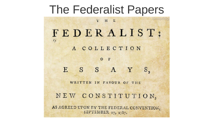 the federalist papers essay 1