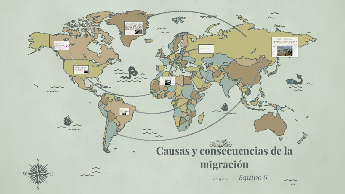 Causas Y Consecuencias De La Migracion By Mariela Guerra