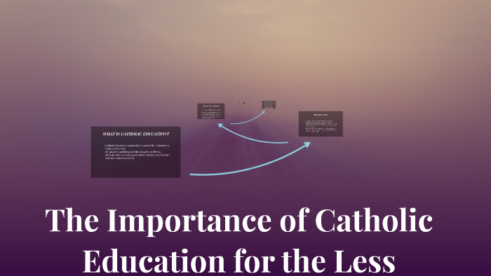The Importance of Catholic Education by Teresa Esquivel on Prezi