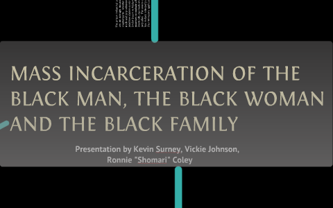 Mass Incarceration Of The Black Man, The Black Woman, And The Black ...