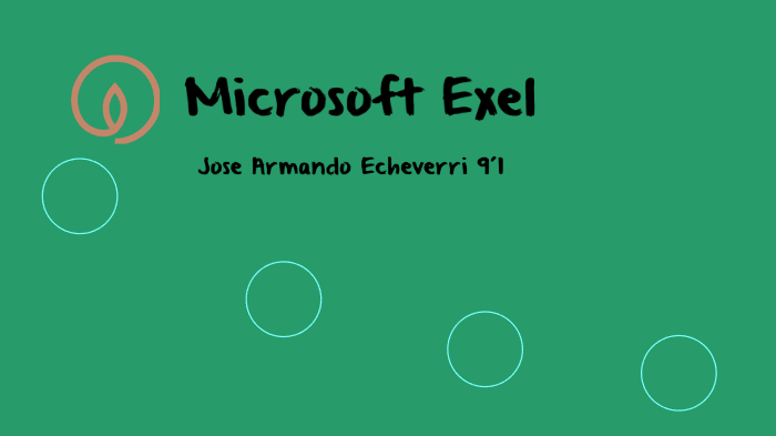 Microsoft Excel by jose echeverry gomez on Prezi