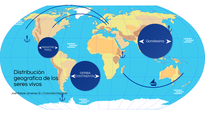 Representación geográfica de los seres vivos by Joel Felipe Jimenez ...