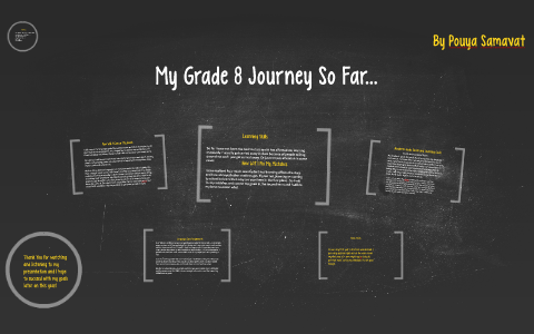 my grade 8 journey essay