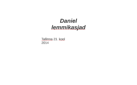 Daniel by Daniel Martanov