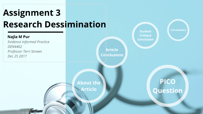 Research Dessimination By N Meh On Prezi