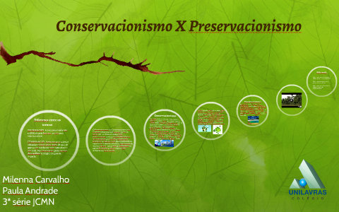Conservacionismo X Preservacionismo by Paula Andrade