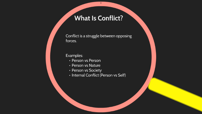 man vs self conflict examples