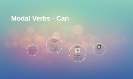 Modal Verbs - Can