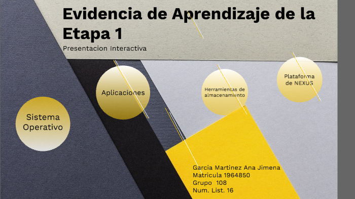 evidencia de aprendizaje de la etapa 1 by ana garcia on Prezi