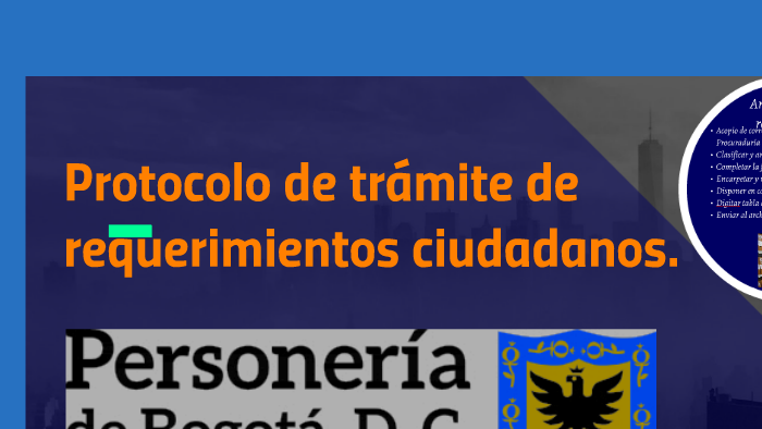 Protocolo De Trámite De Requerimientos Ciudadanos. By Leonardo Bermudez ...