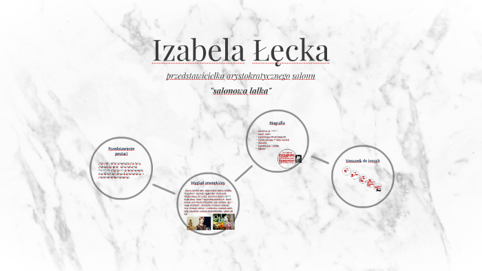 Izabela Łęcka by Magdalena Fugiel on Prezi