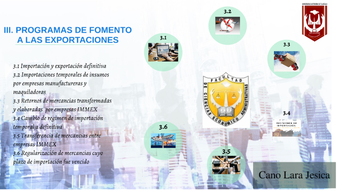 III. PROGRAMAS DE FOMENTO A LAS EXPORTACIONES by Jesi Cano on Prezi