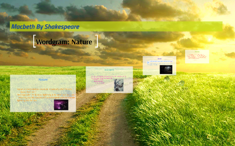 Flowers And Nature In Macbeth