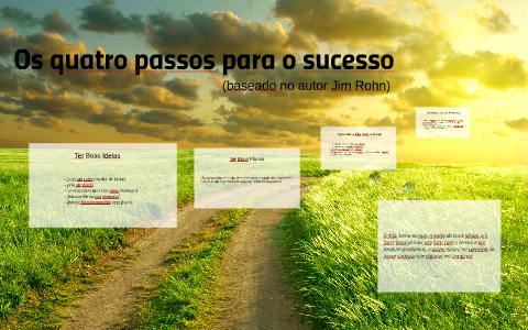 Os quatro passos para o sucesso by António Matos on Prezi