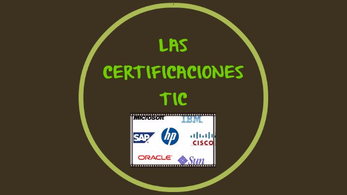 LAS CERTIFICACIONES TIC By Alex More Chero