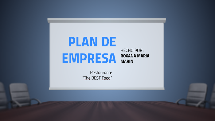 PLAN DE EMPRESA by roxana m on Prezi