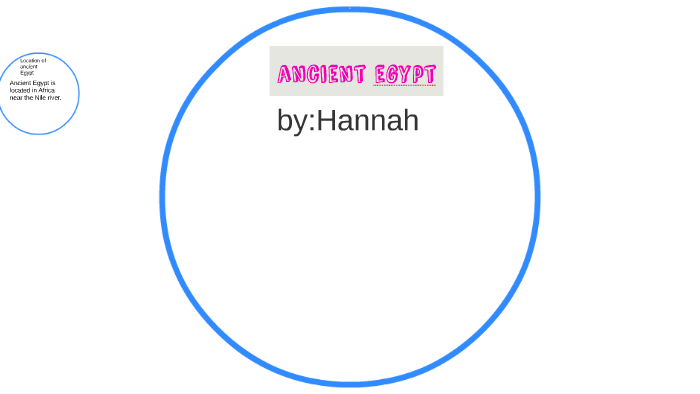 ancient egypt by hannah baxter on Prezi