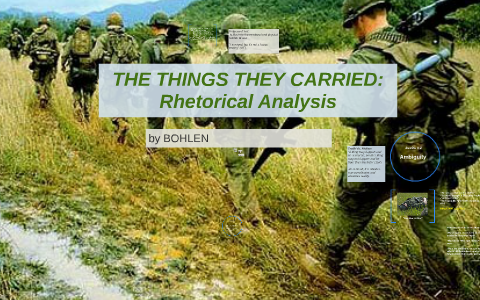 the things they carried rhetorical analysis essay