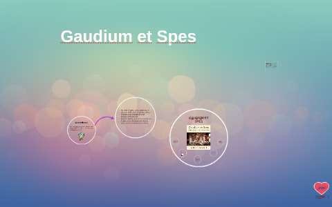 Gaudium et spes 2 - Mappa Concettuale