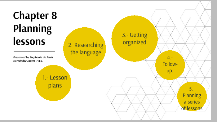 Chapter 8 Planning Lessons by Stephania Juarez on Prezi