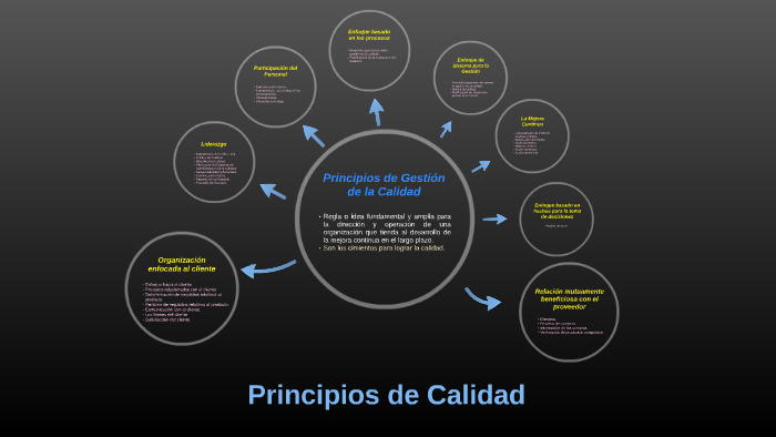 Principios de Gestión de la Calidad by Leonel Leyva on Prezi