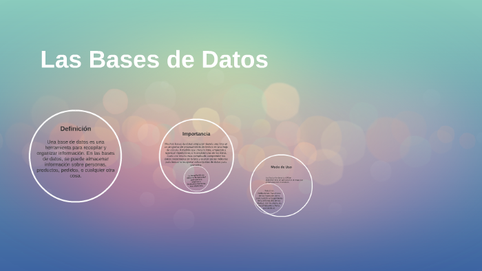 Las Bases de Datos by Edwin Gómez on Prezi