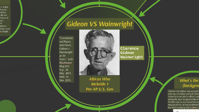 Wainwright v outlet gideon