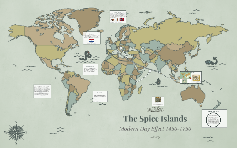 spice islands on world map