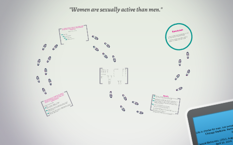 "Women are more sexually active than men." by Victoria Thompson on Prezi