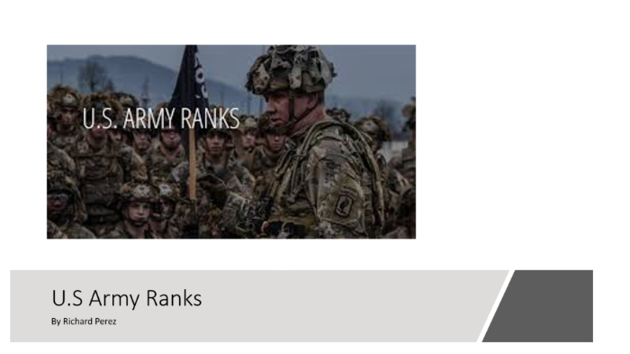 U.s ARmy RaNkS by richard perez on Prezi