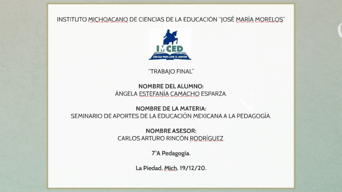 Aportes de la educación Mexicana by on Prezi