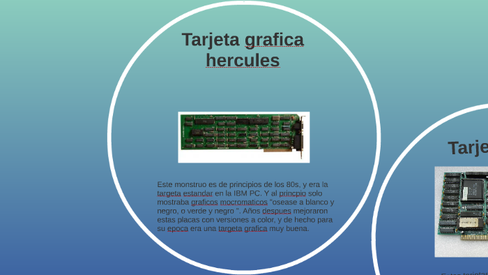 Tarjeta grafica online hercules