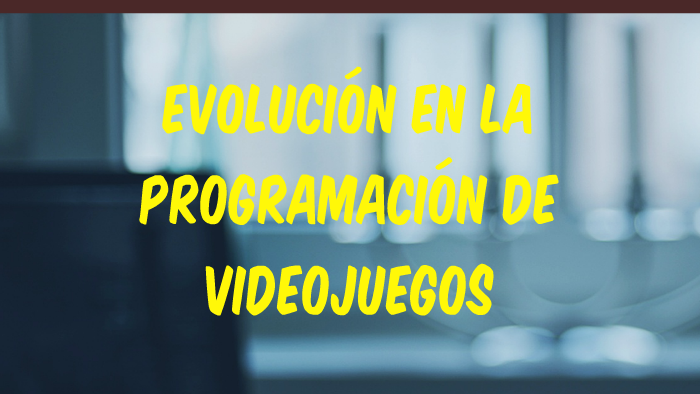 Evolución en la programación de videojuegos by facundo Tato